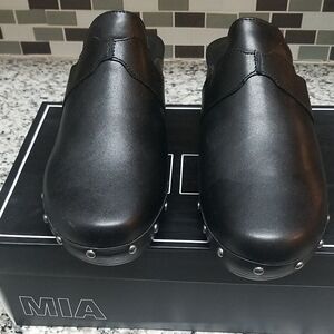 MIA STUDDED CLOG, BLACK, W 10